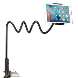 BDBFPAN Tablet Holder Bed, Gooseneck Tablet Holder, Easy to Carry and Robust and Stable Tablet Holders for Bed, for Hands Free and Use During Meals