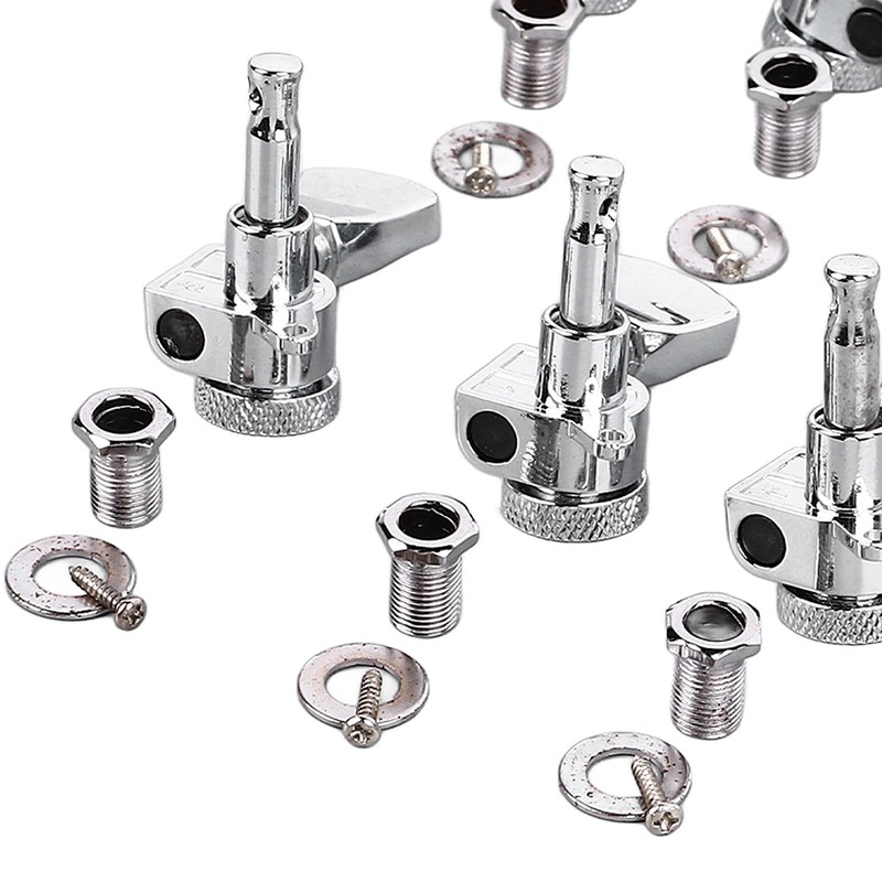 6PCS Guitar Locking Tuners Triangular Head String Tuning Key Pegs