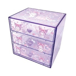 K Company Sanrio Characters C3C3-KU 3-Tier Chest, Chromi, H 5.8 x W 5.9 x D 4.6 inches (14.7 x 15 x 11.8 cm)