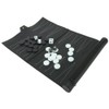 Portable Backgammon with PU Leather Chess Board Foldable Backgammon Board