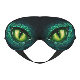 Sleep Eye Mask Dragon Eye Sleep Mask for Women Men Comfortable Eye Mask with Adjustable Strap Soft Eye Cover Blindfold for Travel Yoga Nap Shift Work