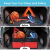 Simple Deluxe Trunk Organizer for Car/SUV/Truck, Collapsible 2 Compartment 50L