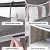 StorageWorks 6-Shelf Closet Organizers, Two 3-Shelf Separable Hanging Shelves for