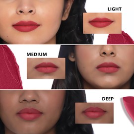 Matterrific Lipstick, Highly Pigmented, Nourishing & Non-Drying, 100% Vegan & Cruelty Free, Go Rouge-125 (Raspberry Pink)