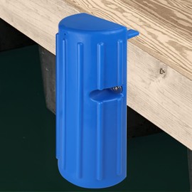 Dock Fender Boat Dock Bumpers for Edge or Side,Marine Fender Bumper Guard,Vertical Protection,Soft Durable Construction,Includes Mounting Hardware,Blue