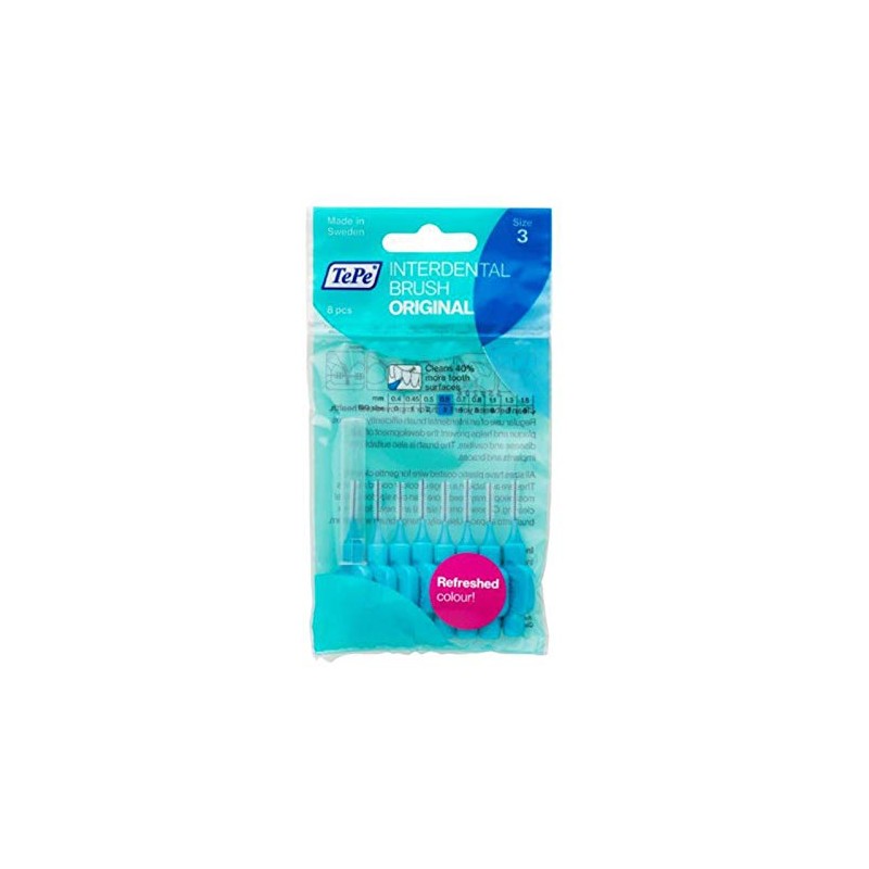 TePe Interdental Brush 0.6mm Size 3 Pack of 8