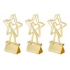 100 Pcs Binder Clips Star Shape Paper Clamps Hollow Long