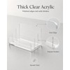 Haohaio Clear Acrylic Mail Organizer & Vertical Envelope Holder