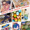 Oficrafted 80 Colors Acrylic Paint Pens, Premium Acrylic Paint Markers,