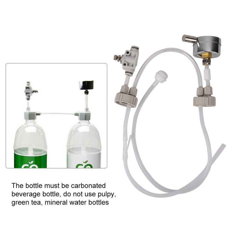 DIY CO2 Generator System Kit D201 Tube Valve Guage For