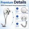 FINDMAG 20 Pack Magnetic Hooks, 35LB+ Magnet Hooks Heavy Duty,