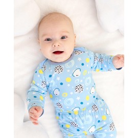 NZRVAWS Preemie Newborn Baby Boy Girl Clothes Infant Clothing Romper Pants Hat 4-Pack Outfits Set Hat Layette Essentials Mitten 20 Pieces Blue