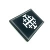 Jerusalem Cross Knights Templar Embroidered Airsoft Paintball Patch (Black)