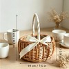 Flower Girl Baskets Wicker Basket Rustic Wicker Picnic Basket with