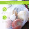 Set 24pzs Bolsas Ecológicas Reutilizables Malla Lavables para Guardar Fruta