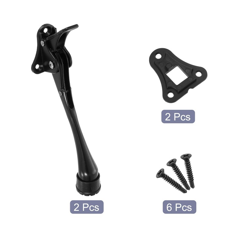 sourcing map 6 Inch Kickdown Door Stopper, One Touch Pedal