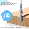 HQMaster Extra Long Spiral Router Bit Upcut 1/4 Inch Shank