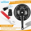 Black Bicycle Crank Extractor Puller,Bottom Bracket Remover Crank Arm Remover