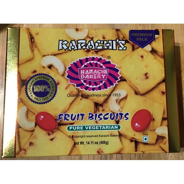 Karachi Cookies Fruit Biscuits 400 gms X 2 pk