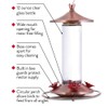 Perky-Pet 710B Elegant Glass Hummingbird Feeder, Copper
