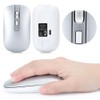 HXSJ Wireless Mouse DualMode Rechargeable for Bluetooth 5.1 Office Game