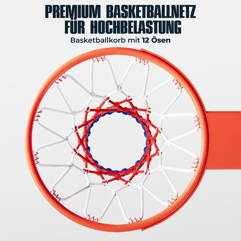 KadoKado Pack of 2 Basketball Net Replacement - Professional Basketball