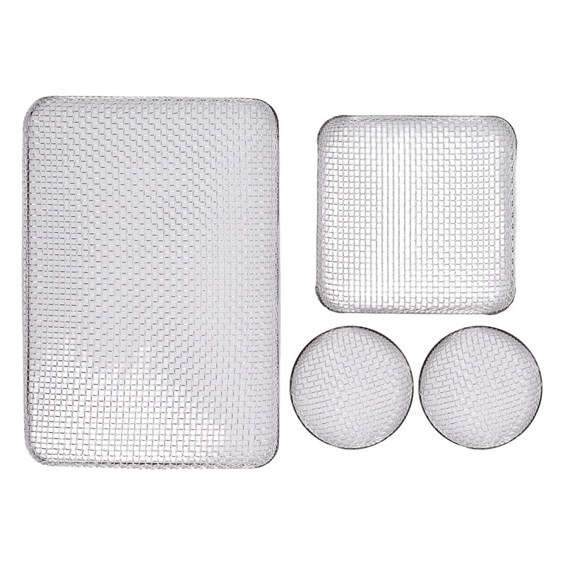RV Mesh Screen Set Stainless Steel Vent Cover Furnace Flying