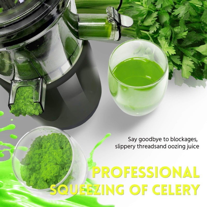 Cold Press Juicer Machines Slow Masticating High Yield Pulp separation