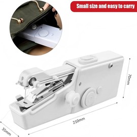 Gorrbinfen Portable Handheld Mini Sewing Machine for Home And Travel, Ideal for Quick Stitches and Diy Projects
