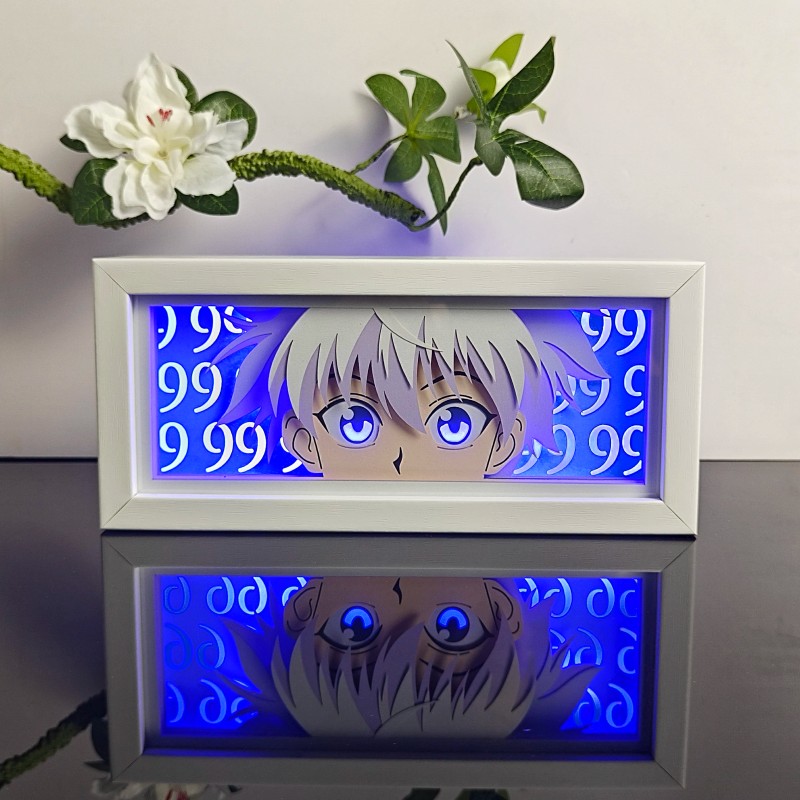 ping 3D Animal Paper Light Box Cut UV Printing Demon