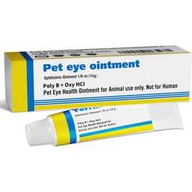 Salud Ocular para Perros, Gatos, Ganado Vacuno, Ovejas, Caballos, Aves, Cachorros Y Gatitos - 1 Tubo De 10 G