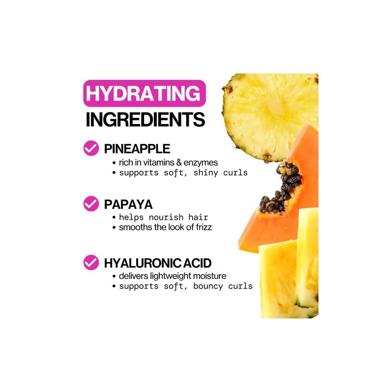 Pacifica Beauty Pineapple Swirl Curl Defining Cream, 4 Ounce