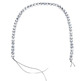 Terahertz Stone Chain Relieve Pressure Meditation Concentration DIY Terahertz Beads for Health Care 10mm / 0.39in