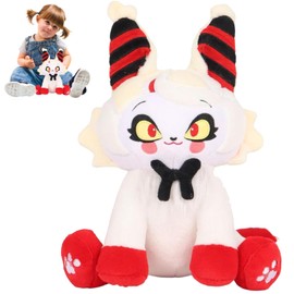 YISKY Hazbin Hotel Doll, 30 cm Hazbin Plush Toy, Cartoon Hazbin Hotel Hugging Plush, Plush Hazbin Hotel Doll, Hazbin Plush Toys, Hazbin Hotel Plushies Toy, Hazbin Cuddly Toy, Gifts for Children