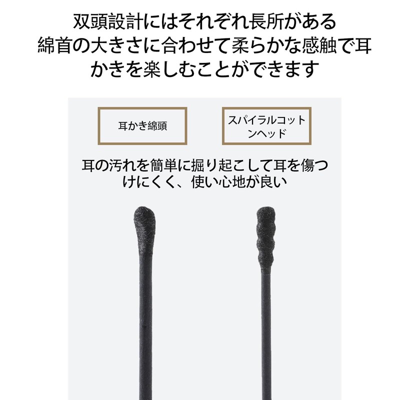 綿棒 使い捨て家庭用綿棒 両頭綿棒 耳の洗浄・耳垢除去 携帯に便利 使いやすい 清潔感がある 日常的に利用でき 美容院 学校