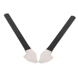 IWOWHERO 2pcs Foot Skin Scraper for Dead Skin Removal Stainless Steel Foot File Callus Remover Tools Exfoliation