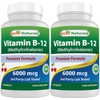 Best Naturals Vitamin B-12 as Methylcobalamin (Methyl B12), 6000 mcg