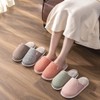 Pantuflas Casa Invierno - Suaves Cálido Terciopelo - Antideslizantes (Rosa,