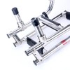 Amarine-made Marine Boat Foldable Stainless Steel 3 Steps Ladders Stern