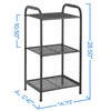 MAX Houser Storage Rack with Shelf,Industrial Style Extendable Plant Stand,