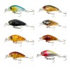 Fishing Lure Set, 8Pcs Fishing Bait Pike Lures 3D Fishings