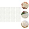 Kichvoe Unbleached Cotton Cheesecloth 12pcs Fabric Reusable Fine Mesh Cloth