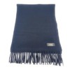 50% Cashmere 50% Wool Unisex Winter Scarf - Black