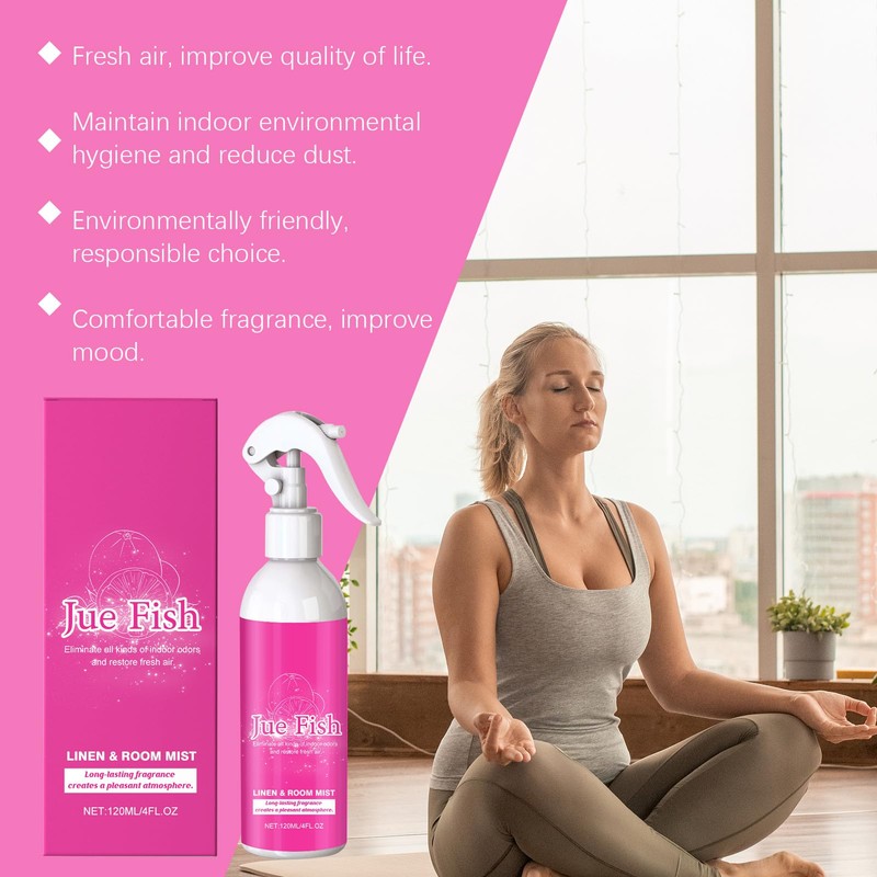 Linen & Room Mist, Multi-Purpose Air Freshener, Fast-Acting Odour Neutraliser,