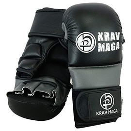 Krav Maga Black Sparring And Grappling Shooto Glove - 7oz - NEW (L/XL)