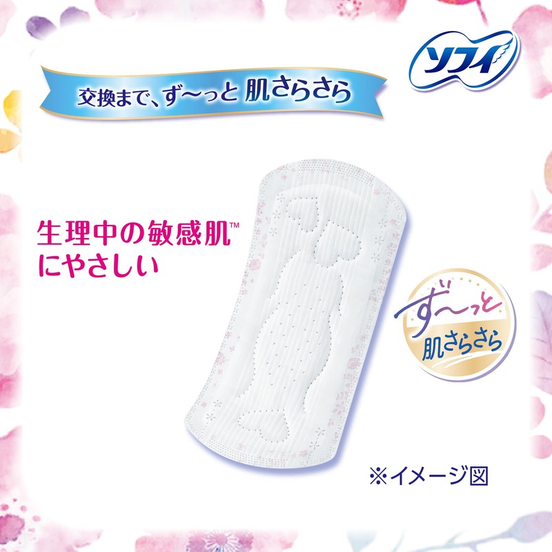 SOFY Hadamoi Ultra Slim Pads for Heavy to Regular Flow,