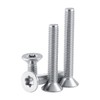Kadimendium M4 Star Flat Head Screws Stainless Steel Countersunk Machine