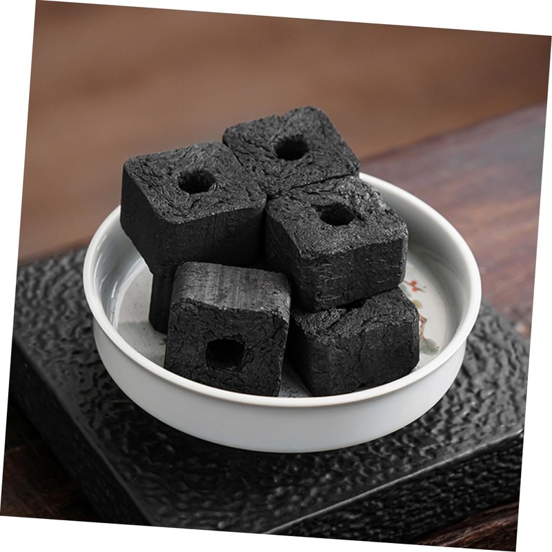 Kisangel 1bag Bamboo Charcoal Tablets for Grilling Cooking Camping Charcoal