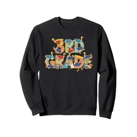 Funny Ostrich Third Grade Back to School Kids Boys Girls Sweatshirt