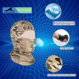 Achiou Balaclava Face Mask UV Protection for Men Women Sun Hood Tactical Lightweight Ski Motorcycle Running Riding